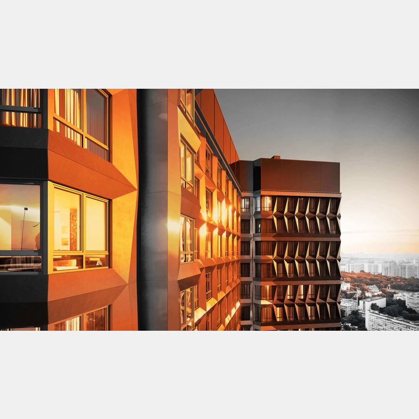 1-к. квартира, 42 м², 31/50 эт.