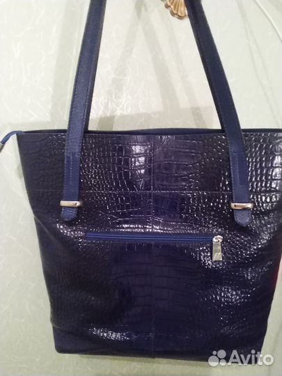 Сумка натуральная кожа Afina в отл. состоянии