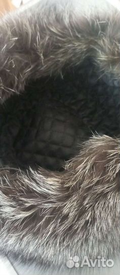 Шапка зимняя чернобурка