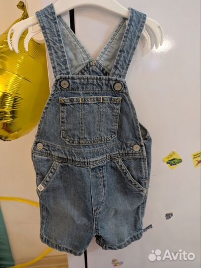 Комбинезон джинсовый детский 86
