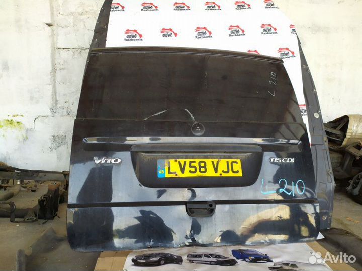 Крышка багажника Mercedes Vito W639 2.1D 2008