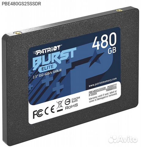 Диск SSD patriot burst elite 2.5
