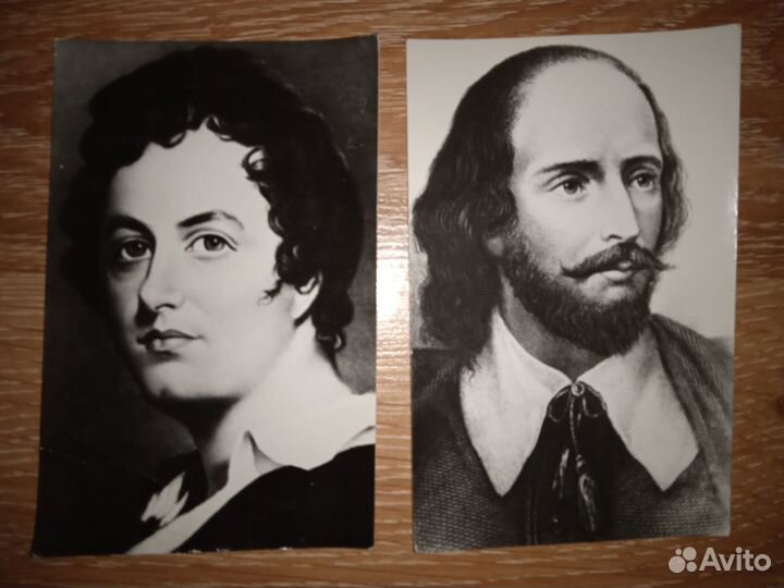 Открытки из СССР. Писатели