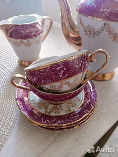 Кофейный сервиз СССР чешский фарфор