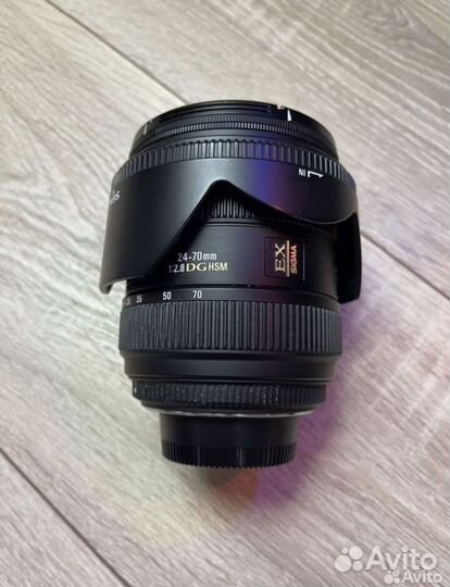 Объектив Sigma 24-70mm 1:2.8 EX DG HSM