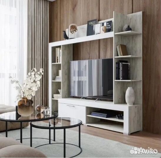 Гостиная Васанта сноу/дуб крафт белый, наличие