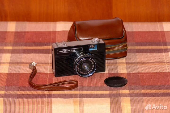 Пленочный фотоаппарат Вилия-Vilia кофр 1977г
