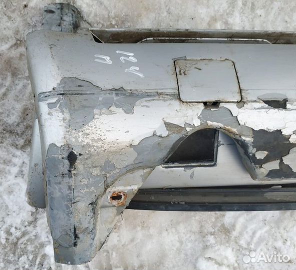 Порог W124 Mercedes серебро