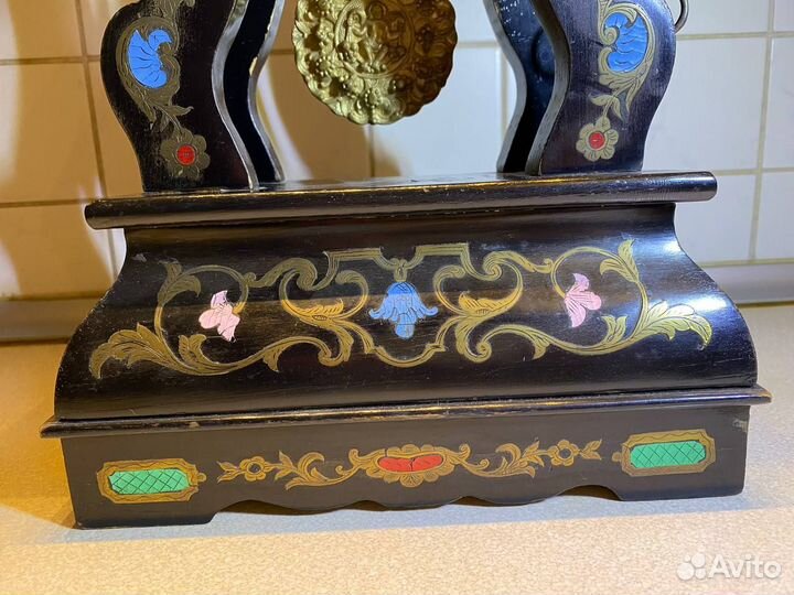 Старинные французские портальные часы с боем