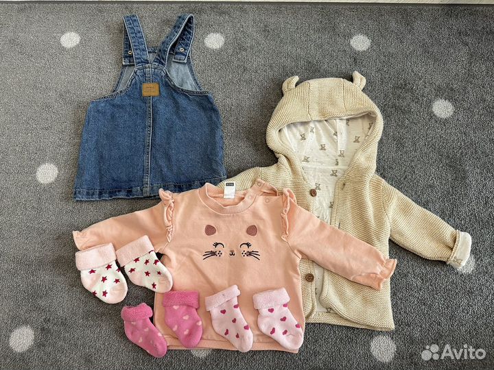 Детские вещи пакетом для девочек 74 80