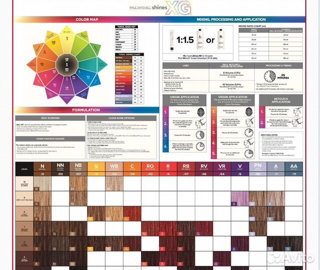 Paul Mitchell The Color Swatch Book - Палитра отте