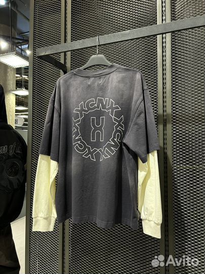 Лонгслив двойной xcnx Universe графитовый