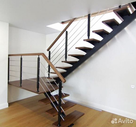 Лестницы с поворотом под ключ