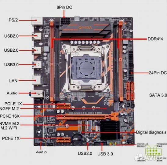 Материнская плата с процессором 6/12