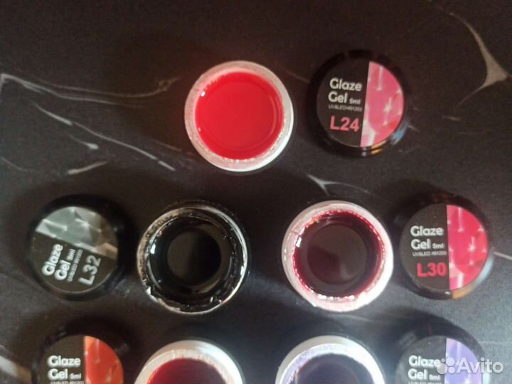 Гель цветной прозрачный