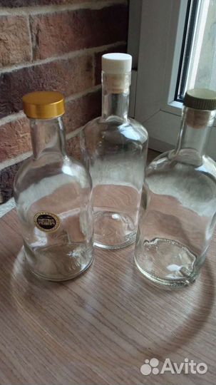 Бутылка стеклянная