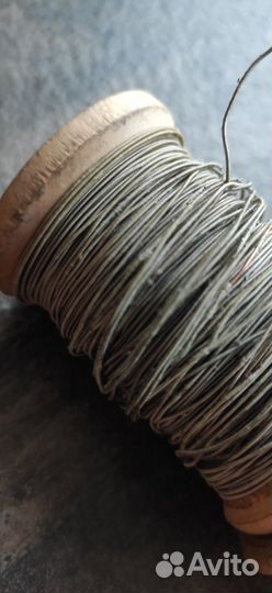 Аудиокабель в хлопке 0.45, 0.5, 0.55, 0.6, 0.95 мм