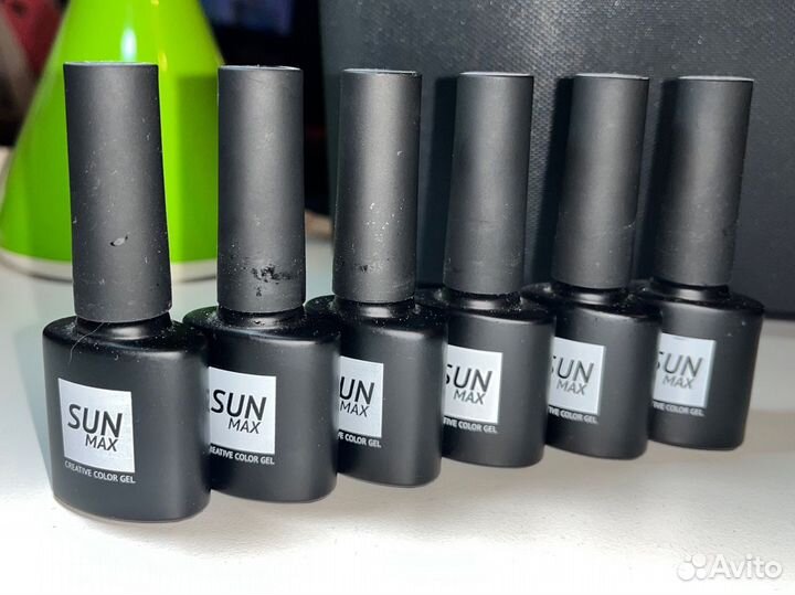 Набор гель лаков sun max