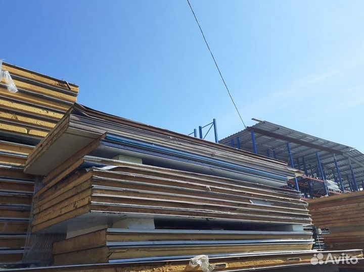 Сэндвич-панели 50000 м2 в наличии