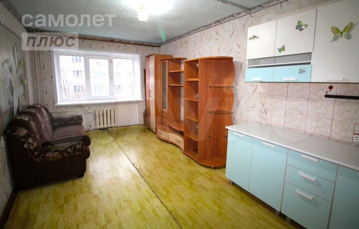 Комната 37,6 м² в 2-к., 3/4 эт.