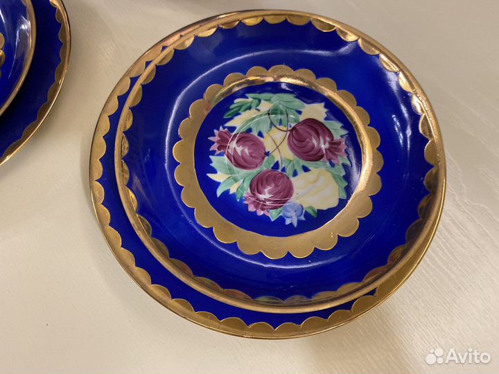 Сервиз чайный Русская красавица Дулево СССР гигант