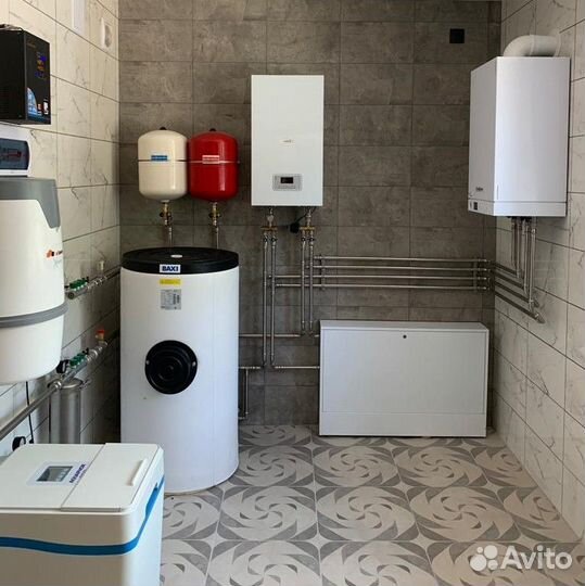 Монтаж систем отопления и водоснабжения под ключ