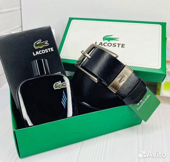 Мужской подарочный набор духи и ремень