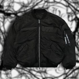 Vetements Blackout Motorcycle Bomber Jacket