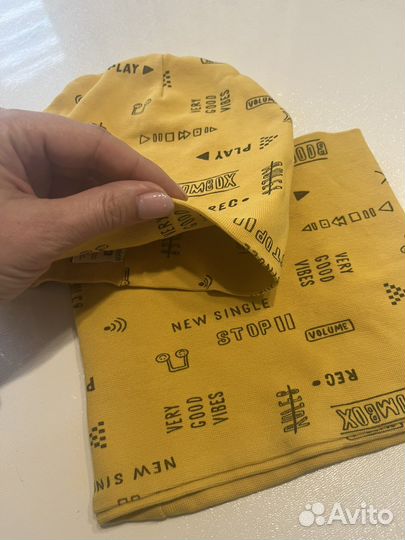 Комплект шапка снуд crockid