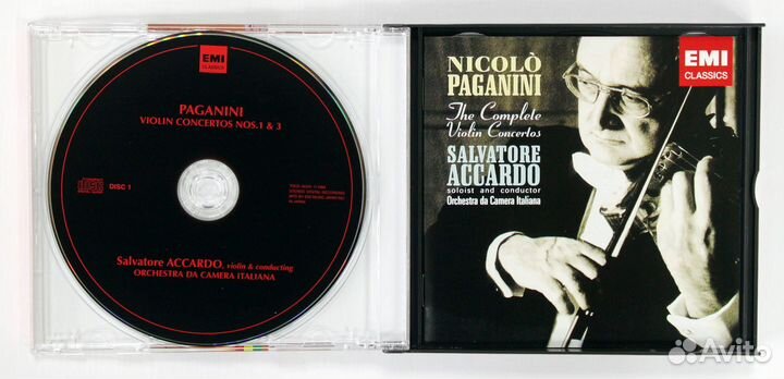 Salvatore Accardo Paganini Japan 3CD with OBI