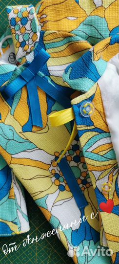 Кукольное пальто для готц, медовушек 50 см