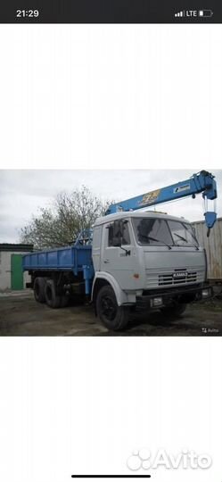 Услуги манипулятора камаз