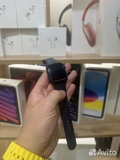 Apple watch 9 45mm black бу 100%