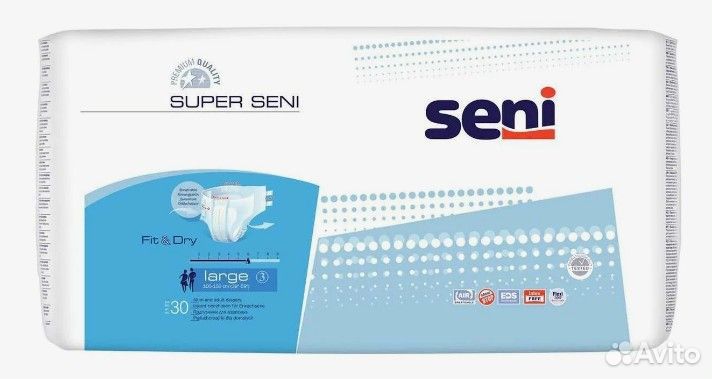 Подгузники для взрослых Seni Super Plus