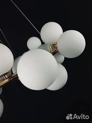 Подвесная люстра SVT 8899 Шарики 25/G4 Золото