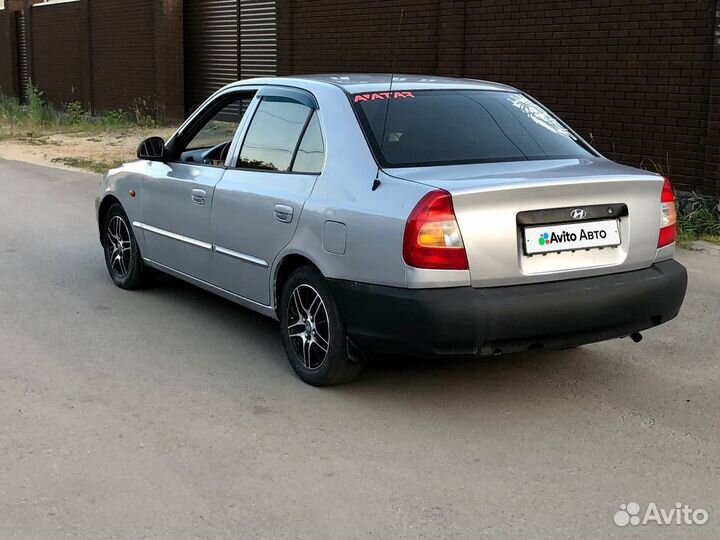 Hyundai Accent 1.5 МТ, 2001, 240 680 км