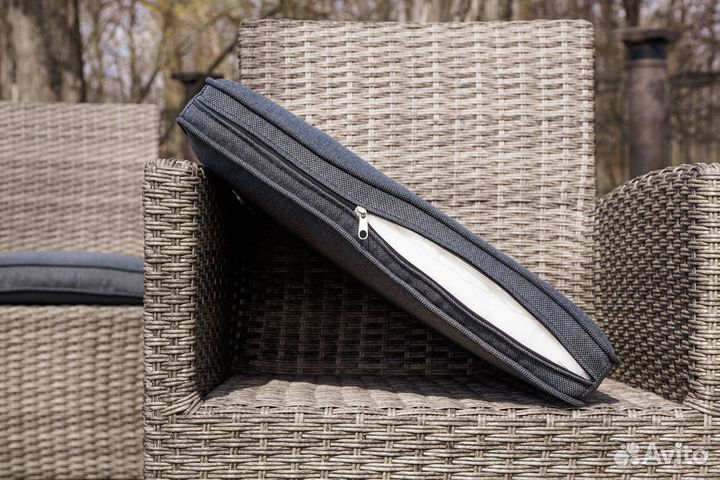 Кресло из искусственного ротанга fiona