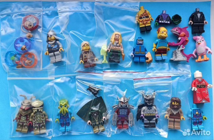 Лего минифигурки разных серий