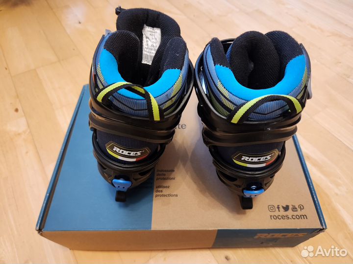 Коньки раздвижные детские Roces yuma р. 30-35
