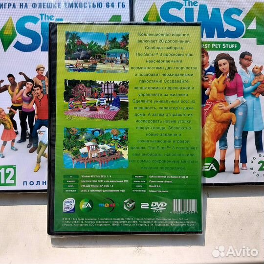 The Sims 4, Sims 3,со всеми дополнениями на пк