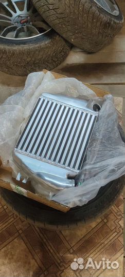 Интеркулер субару ajs под под фланец 2 болта