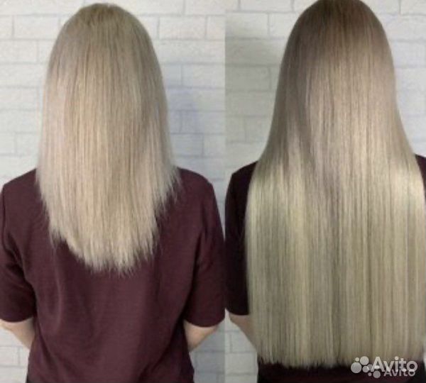 Наращивание волос на дому