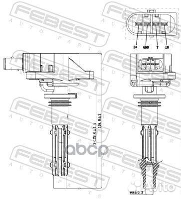 Катушка зажигания 16640003 Febest