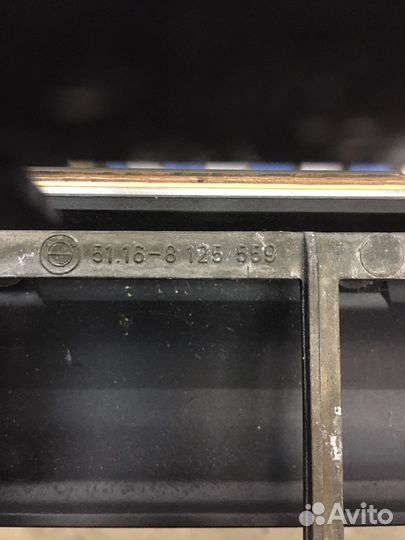 Центральная консоль под магнитолу BMW 7 e38