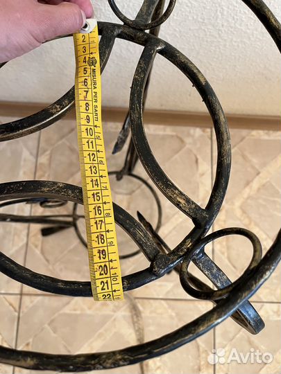 Подставка для цветов напольная металлическая