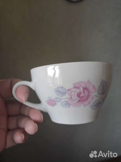 Фарфоровые чайные чашки