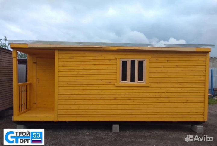 Дачная бытовка с кладовой