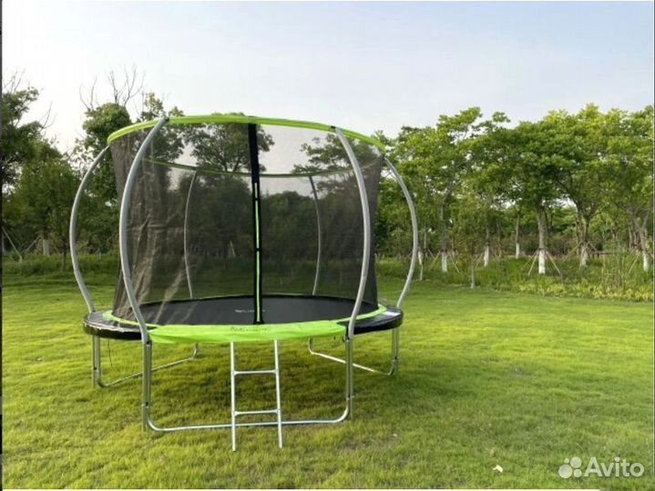Батут уличный с защитной сеткой