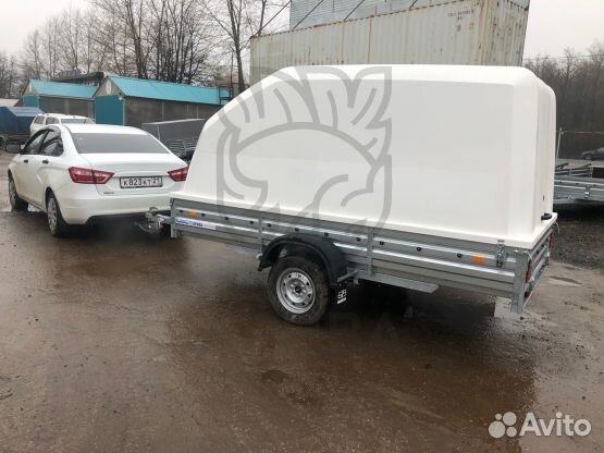 Прицеп 12.022 Н1500мм с крышкой в комплекте