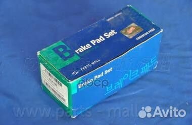 Колодки тормозные дисковые hyundai porter2 PMC